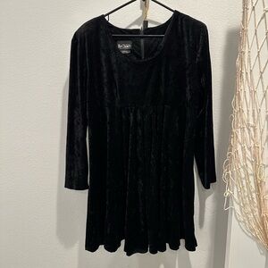 BCBG Elegant Black “Velvet” Dress size 11